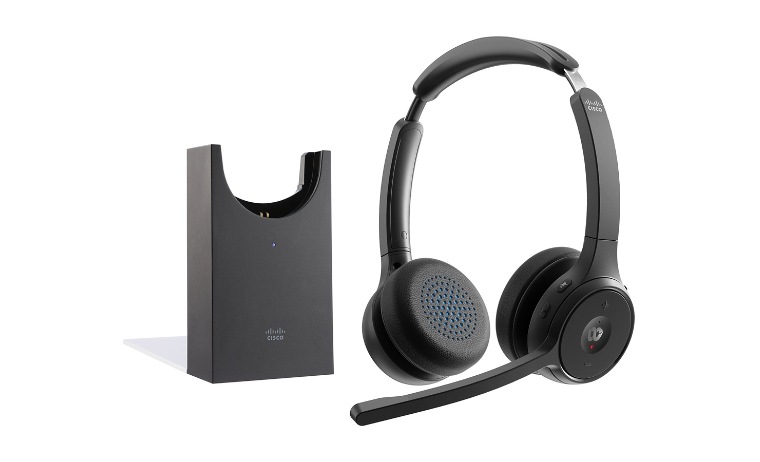 Cisco Headset 722 - headset - with charging stand - HS-WL-722