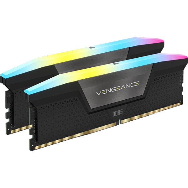 CORSAIR VENGEANCE RGB 64GB DDR5 6400MHz C32 Memory Kit - Black