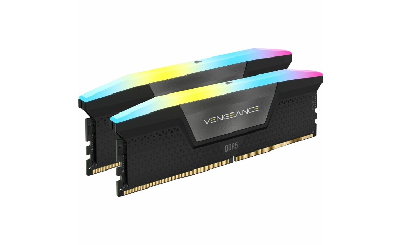 CORSAIR VENGEANCE RGB 64GB DDR5 6400MHz C32 Memory Kit - Black