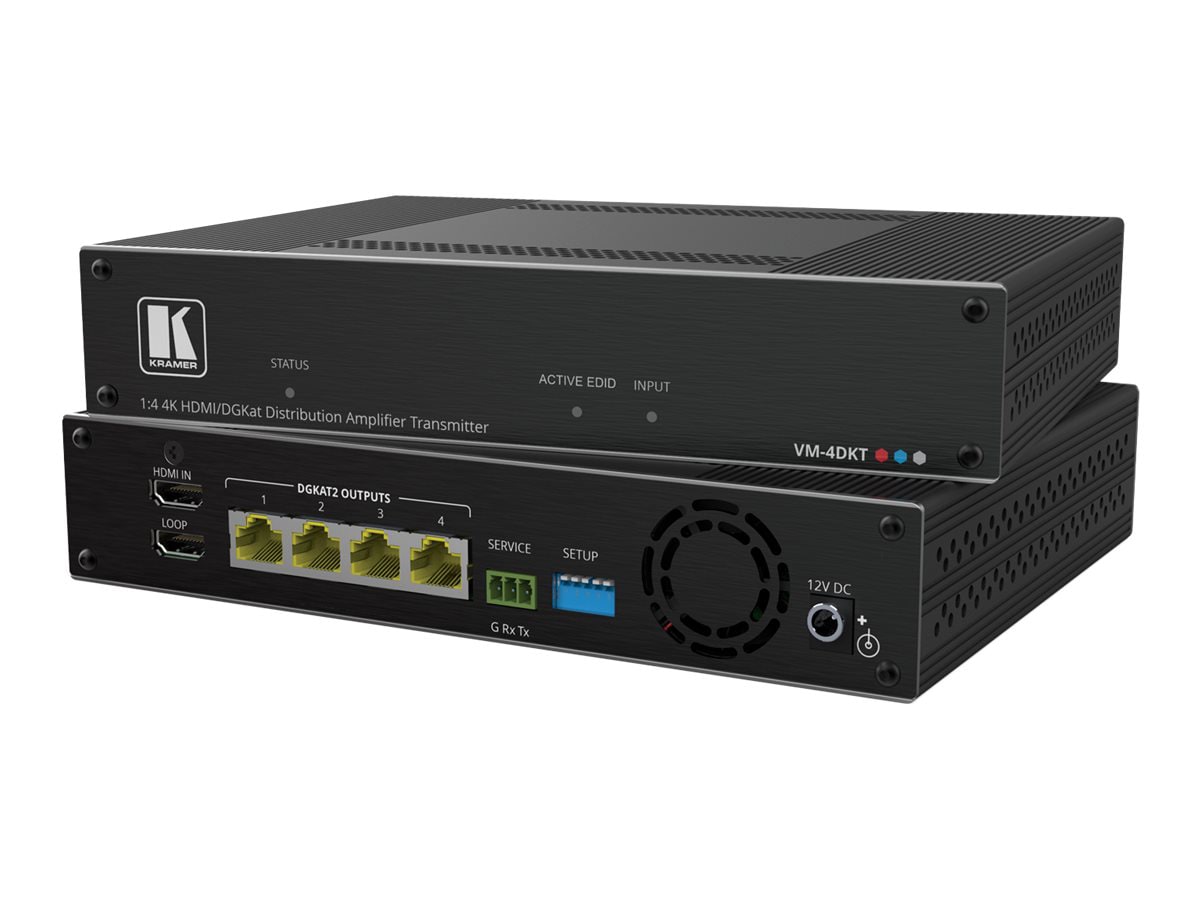 Kramer VM-4DKT HDMI to DGKat distribution amplifier transmitter