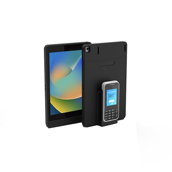 VAULT Connect2 Case with VeriFone e285 Payment Reader for 10.2" iPad - Blac