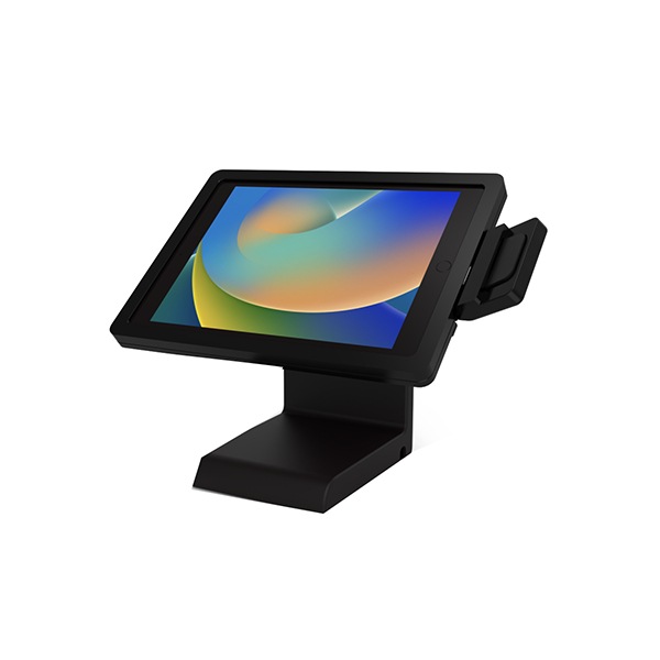 VAULT Pro Case with Stability Base and ID TECH Unimag II Bracket for Gen9/8/7 iPad - Black