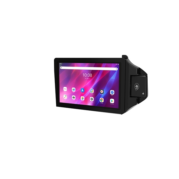 VAULT Pro Case with Wall Mount Base and BBPOS Chipper 3x BT Bracket for K10 Tablet - Black