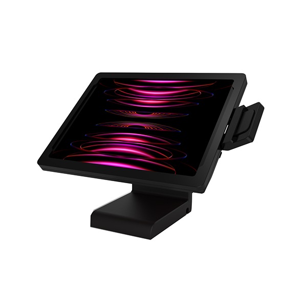 VAULT Pro Case with Stability Base and ID TECH Unimag II Bracket for 12.9" iPad Pro Tablet - Black