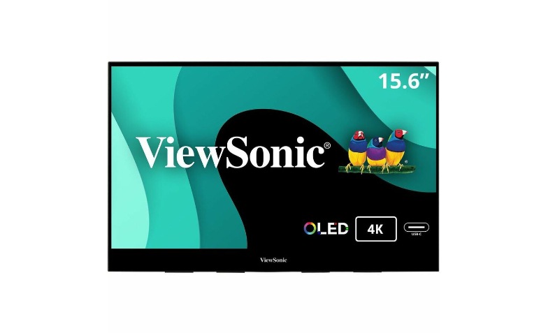 ViewSonic VX1655-4K-OLED - 4K UHD OLED Portable Monitor 60W USB-C
