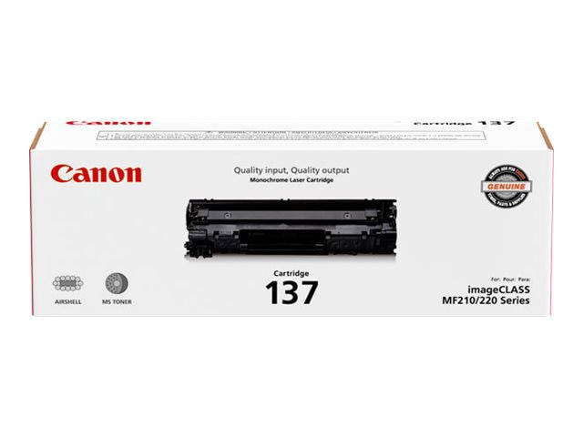 Canon 137 - black - original - toner cartridge