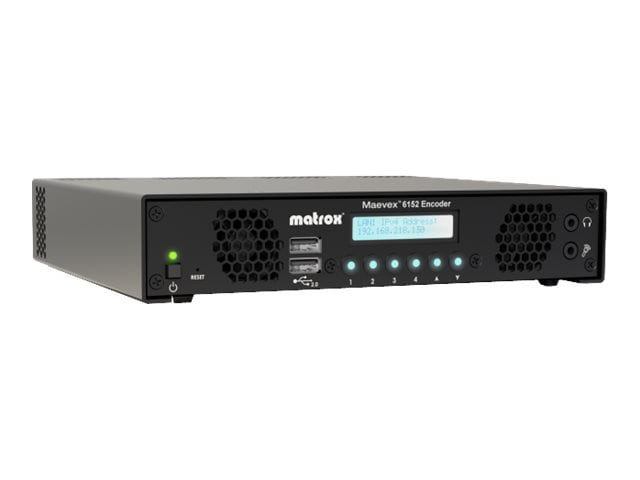 Matrox Maevex 6152 capture AV recorder/streamer