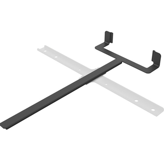 Neat mounting component - vertical - for video conference camera / speakers