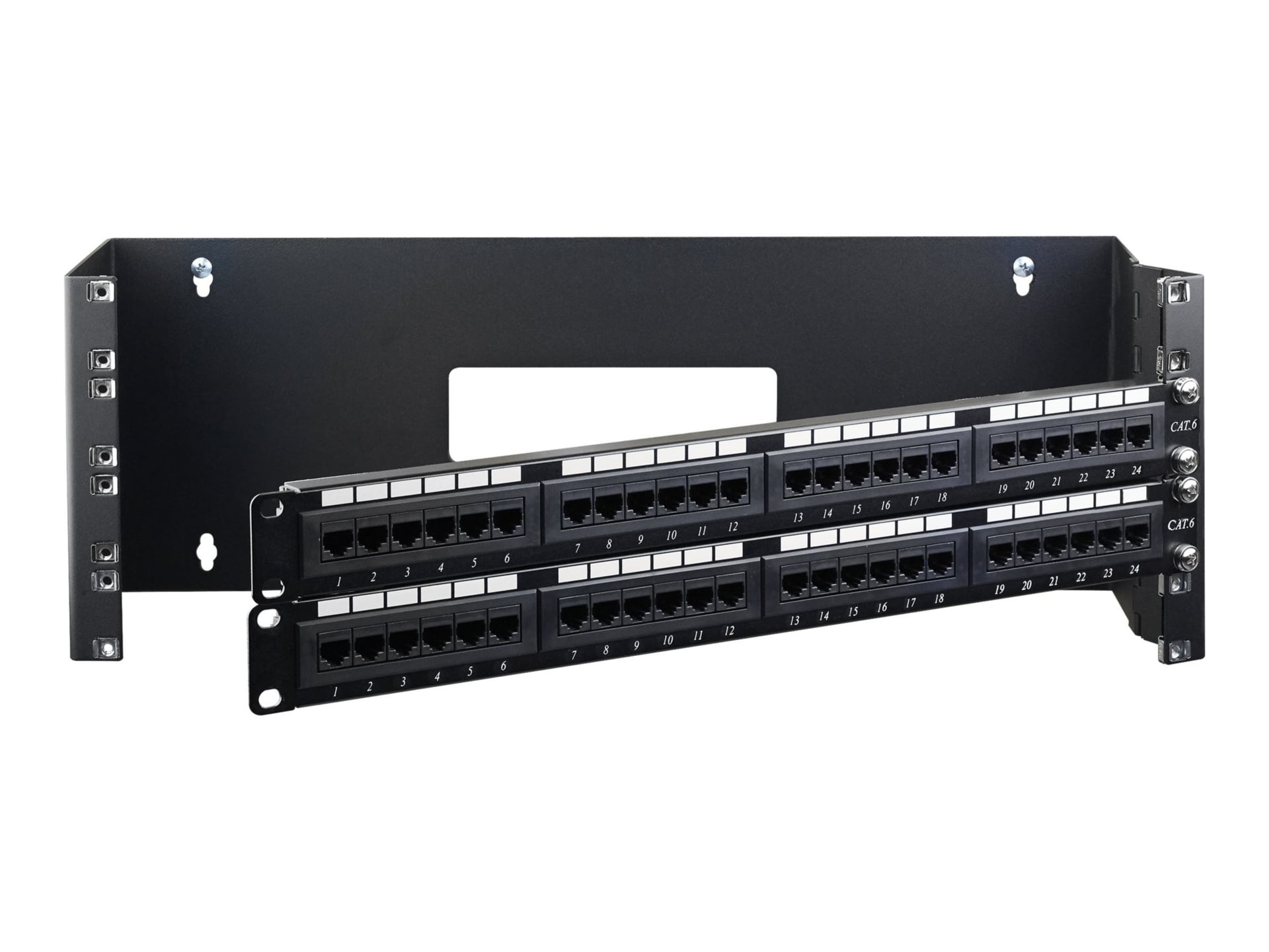StarTech.com 4U 19in Hinged Wallmounting Bracket for Patch Panels