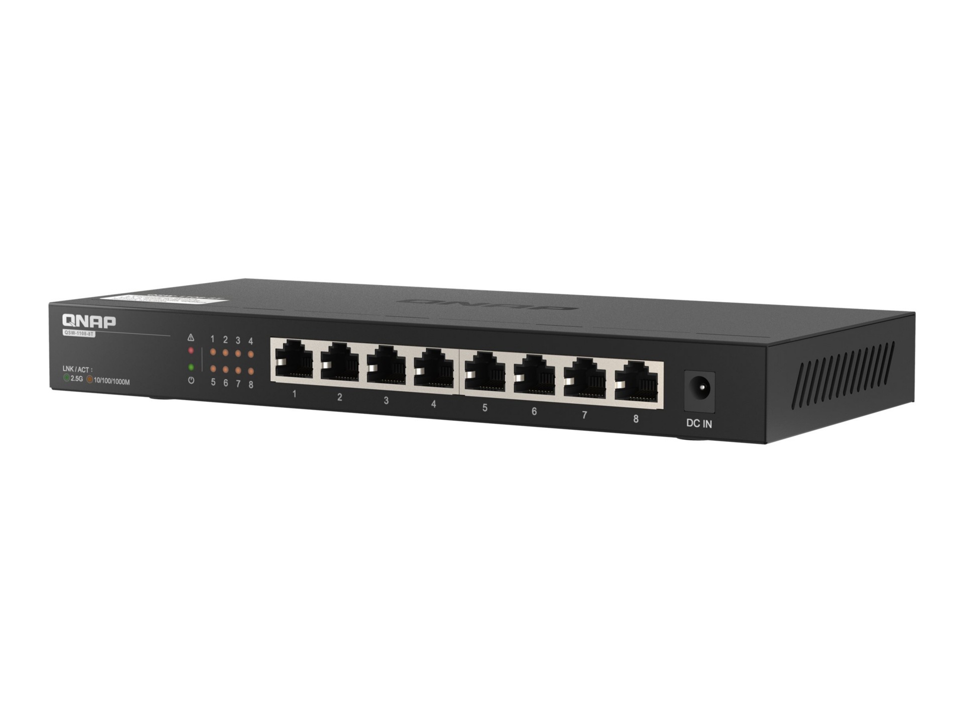 QNAP QSW-1108-8T - switch - 8 ports - unmanaged