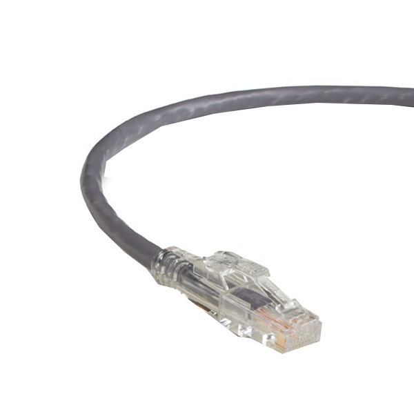 Black Box GigaTrue 3 100' CAT6 Snagless Stranded Ethernet Patch Cable - Gray