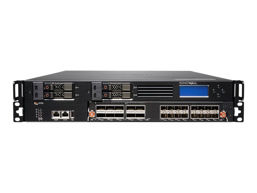 SonicWall Gen 7 NSsp Series 15700 - security appliance - with 3 years Essential Protection Service Suite