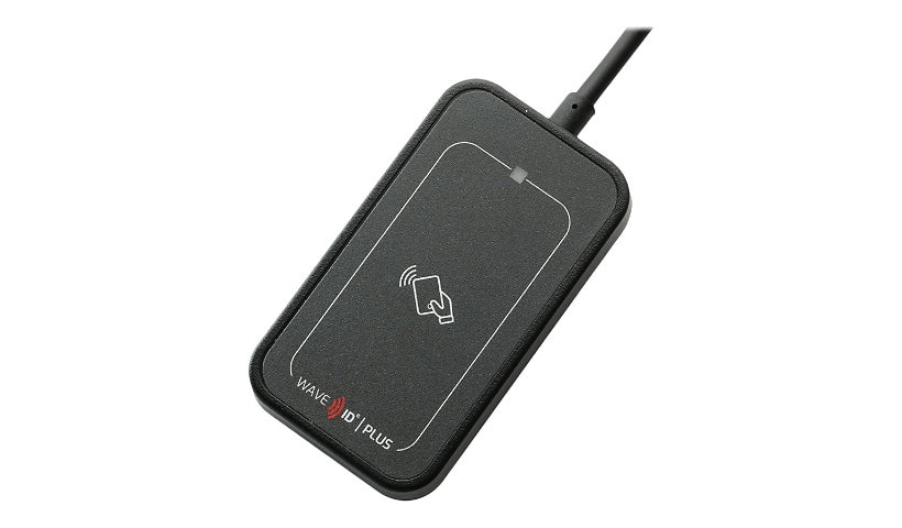 rf IDEAS WAVE ID Plus Mini V3 Keystroke with 6" cable - lecteur de proximité RF / lecteur de carte SMART - USB
