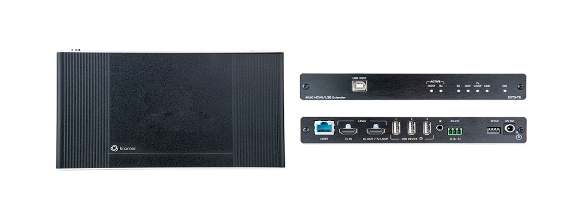 Kramer 4K60 4:4:4 HDMI Extender with USB Interface