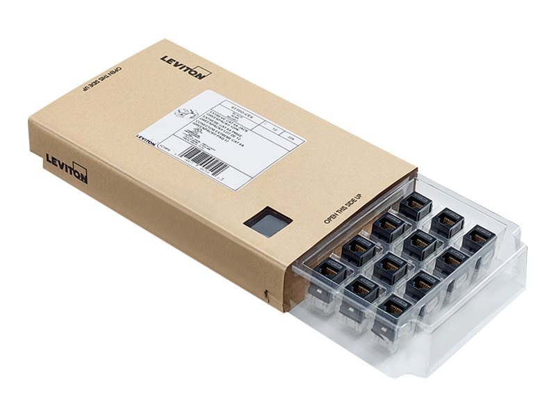 Leviton eXtreme network connector - black