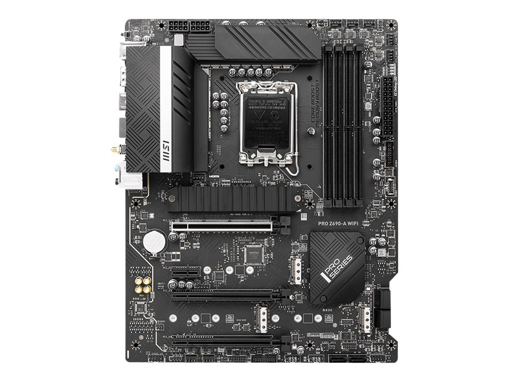 MSI Z690-A WIFI Desktop Motherboard - Intel Z690 Chipset - Socket LGA-1700 - Intel Optane Memory Ready - ATX