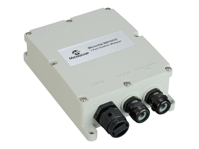 Microchip PD-9601GCO - PoE injector - IEEE 802.3bt Type 4, midspan, outdoor - 90 Watt