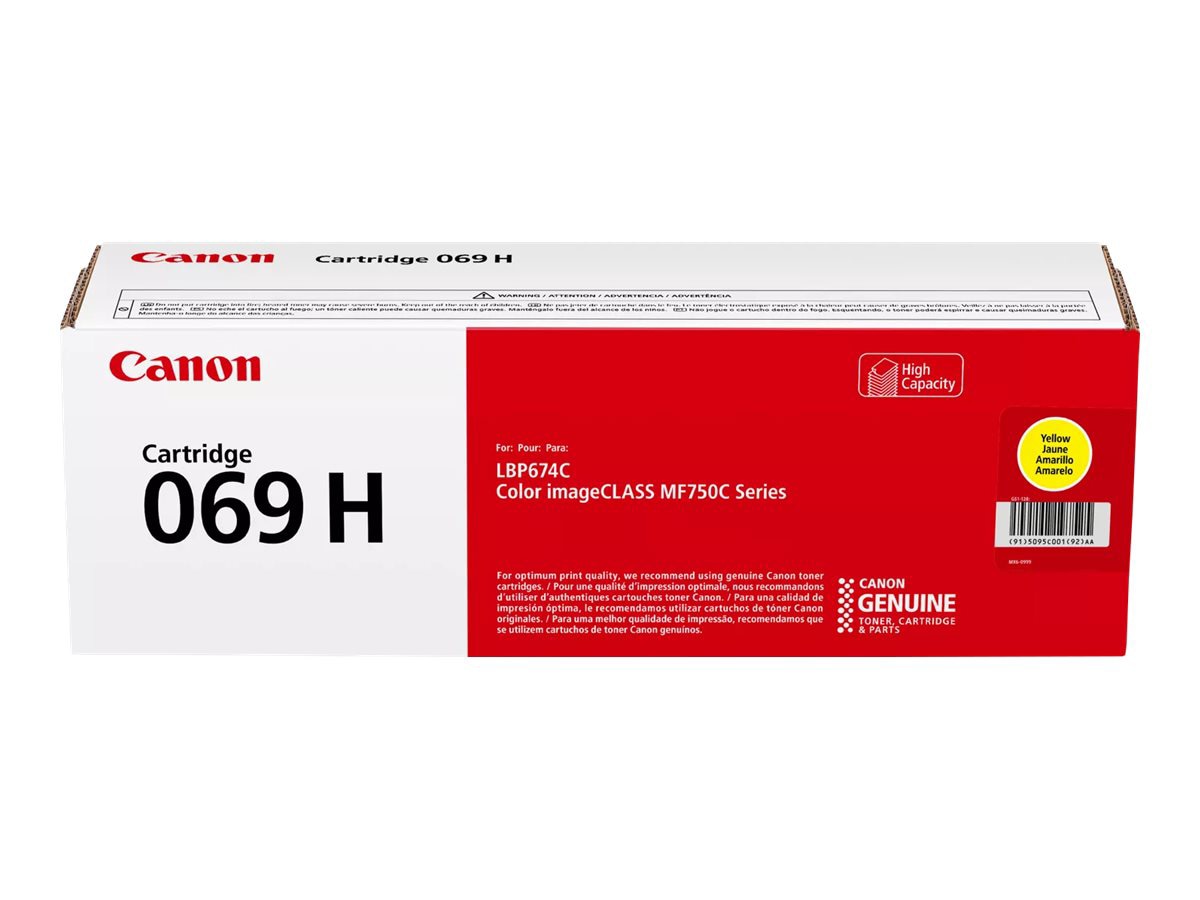 Canon 069H - High Capacity - yellow - original - toner cartridge