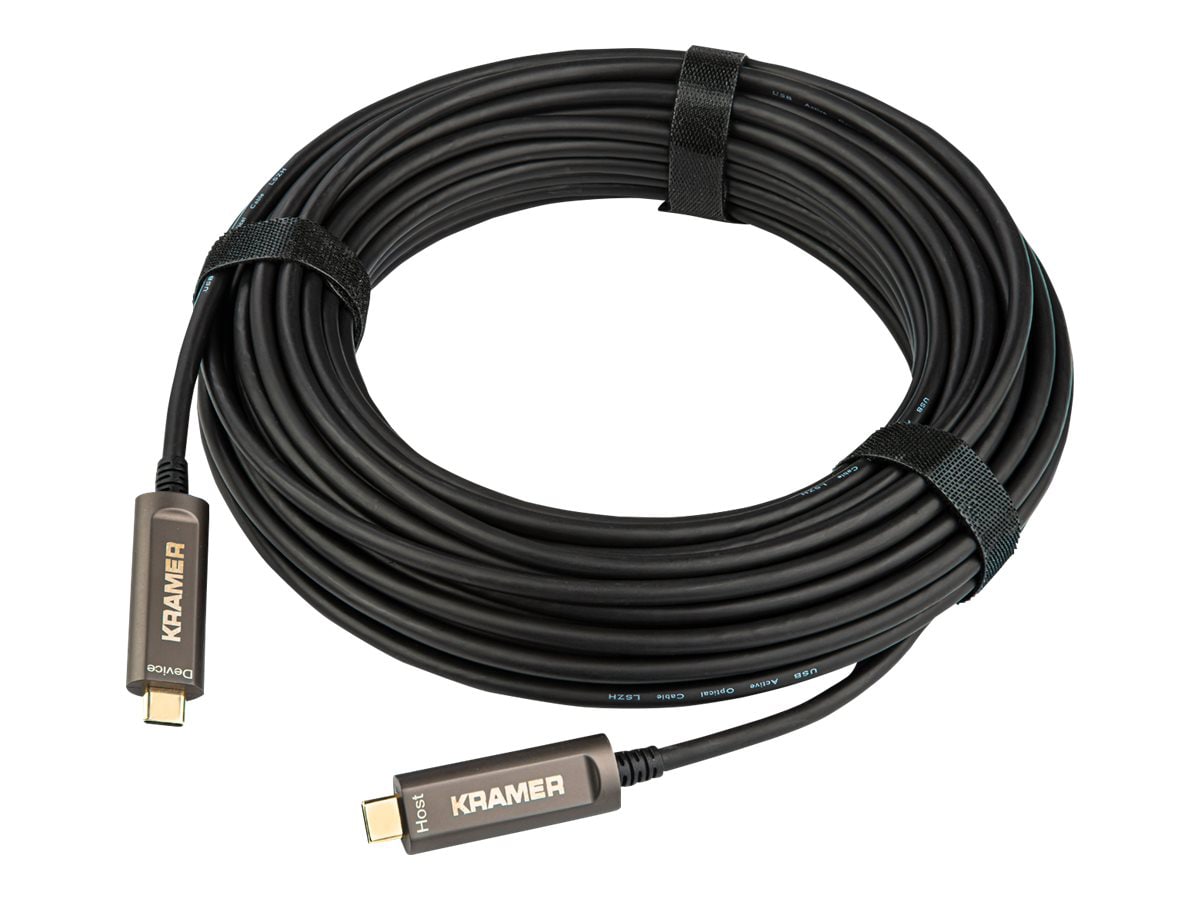 Kramer - USB-C cable - 24 pin USB-C to 24 pin USB-C - 25 ft