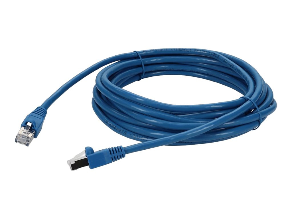 Proline 20ft Blue CAT 6A Shielded PVC Ethernet Cable Snagless Easy Clear Boot RJ-45 M/M