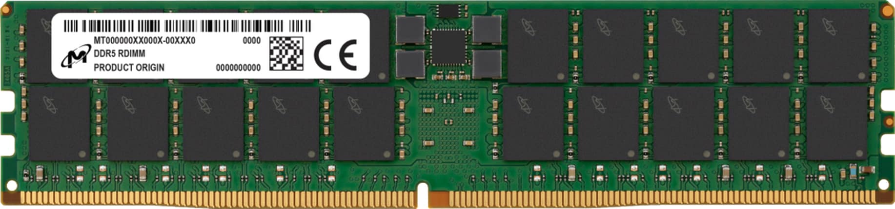 Micron - DDR5 - module - 96 GB - DIMM 288-pin - 4800 MHz