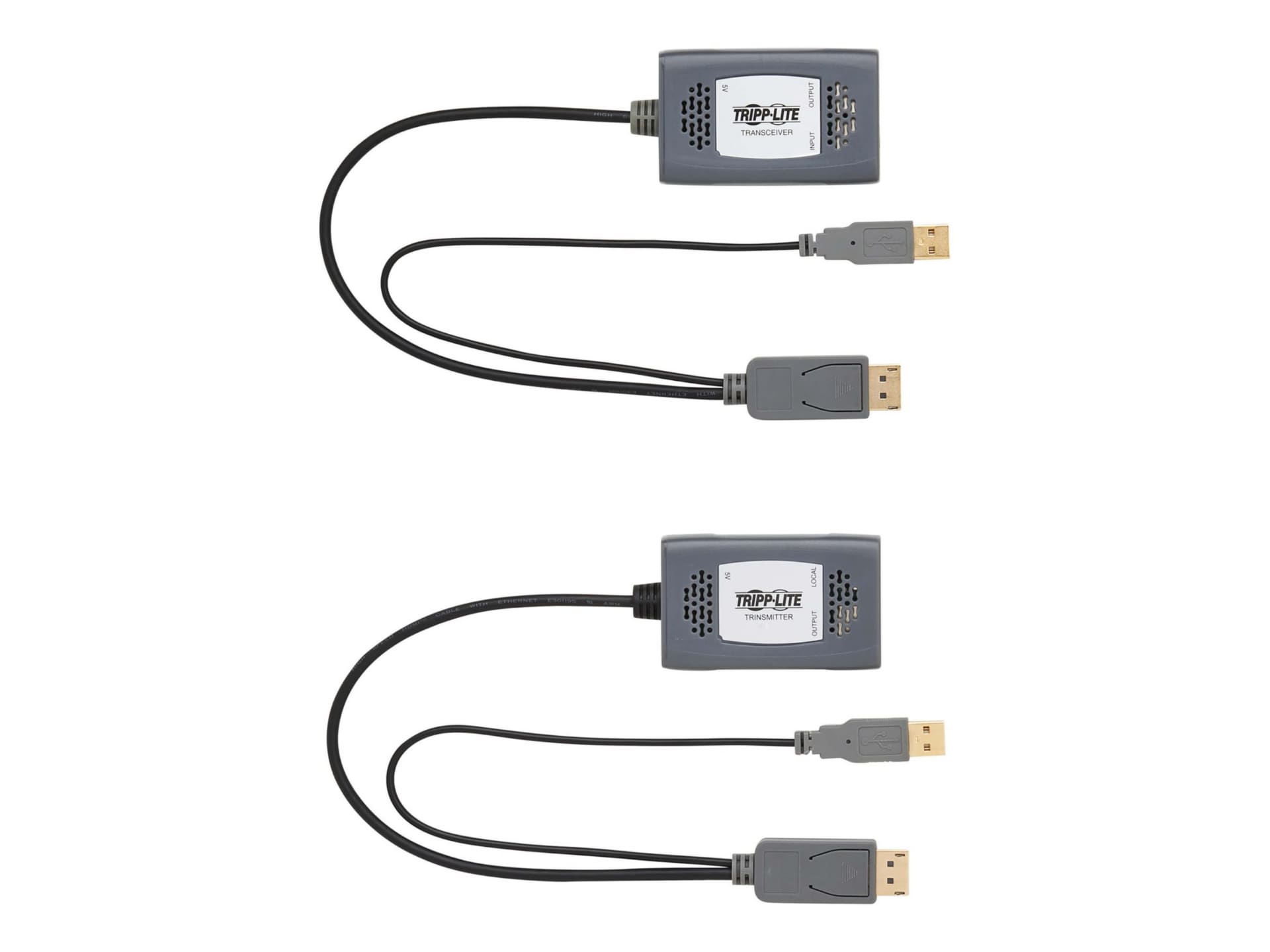 Eaton Tripp Lite Series 1-Port DisplayPort over Cat6 Extender Kit, Pigtail