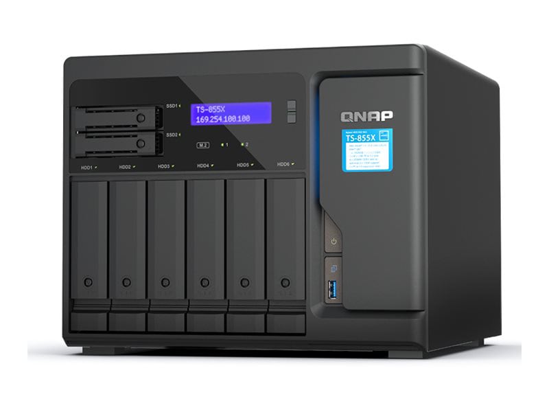 QNAP 8-Bay 8GB DDR4 RAM 2.5GbE Network Attached Storage Appliance