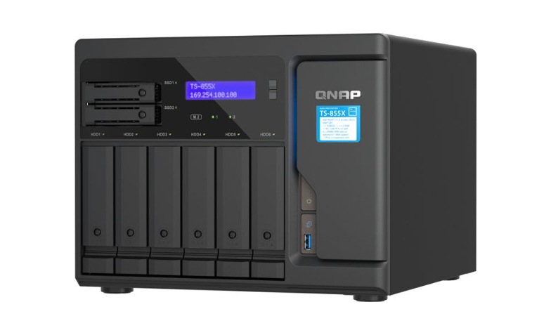 QNAP 8-Bay 8GB DDR4 RAM 2.5GbE Network Attached Storage Appliance