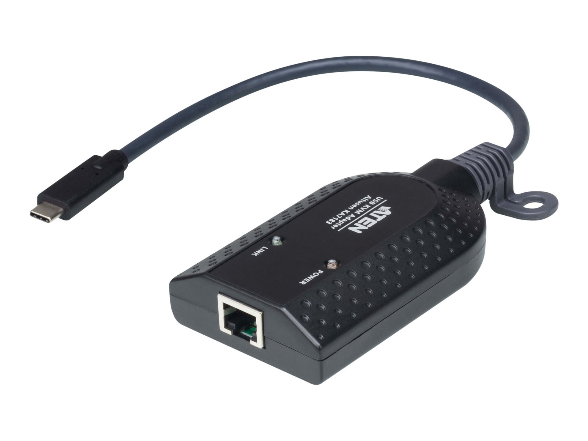 ATEN KA7183 - keyboard / video / mouse (KVM) adapter - RJ-45 to 24 pin USB-