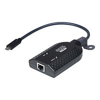 ATEN KA7183 - keyboard / video / mouse (KVM) adapter - RJ-45 to 24 pin USB-