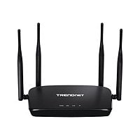 TRENDnet AC1200 Dual Band WiFi Router; TEW-831DR; 4 x 5dBi Antennas; Wireless AC 867Mbps; Wireless N 300Mbps; Business