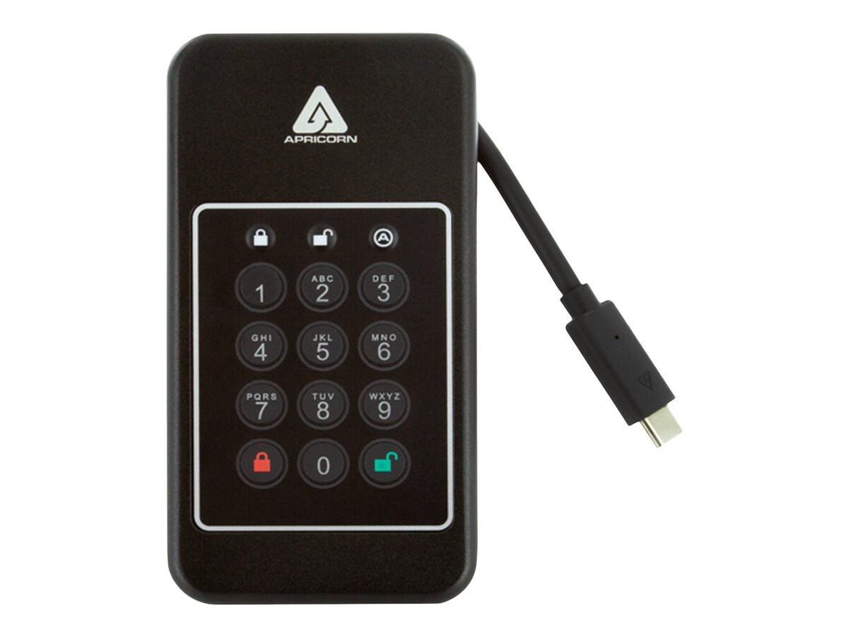 Apricorn Aegis NVX - SSD - 1 To - USB 3.2 Gen 2 - Conformité TAA