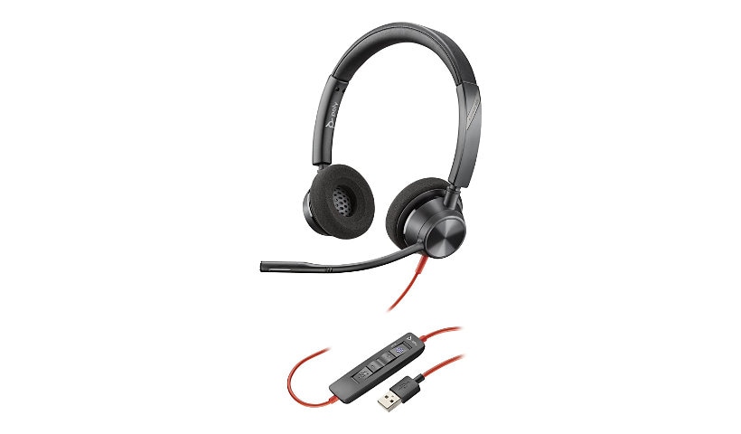 Poly Blackwire 3320-M Microsoft Teams Certified USB-A Headset