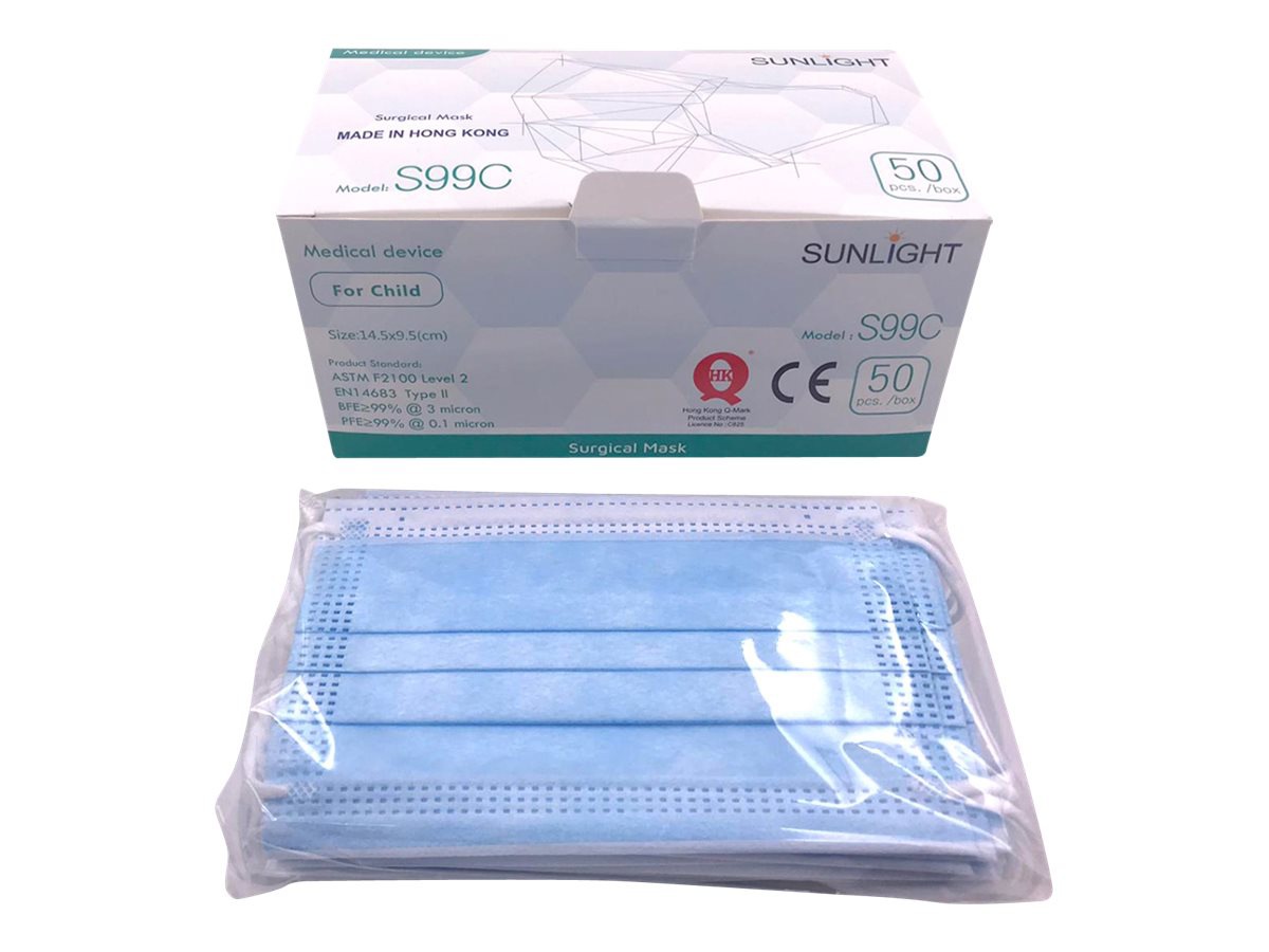 Sunlight S99C - surgical mask - child (pack of 50)