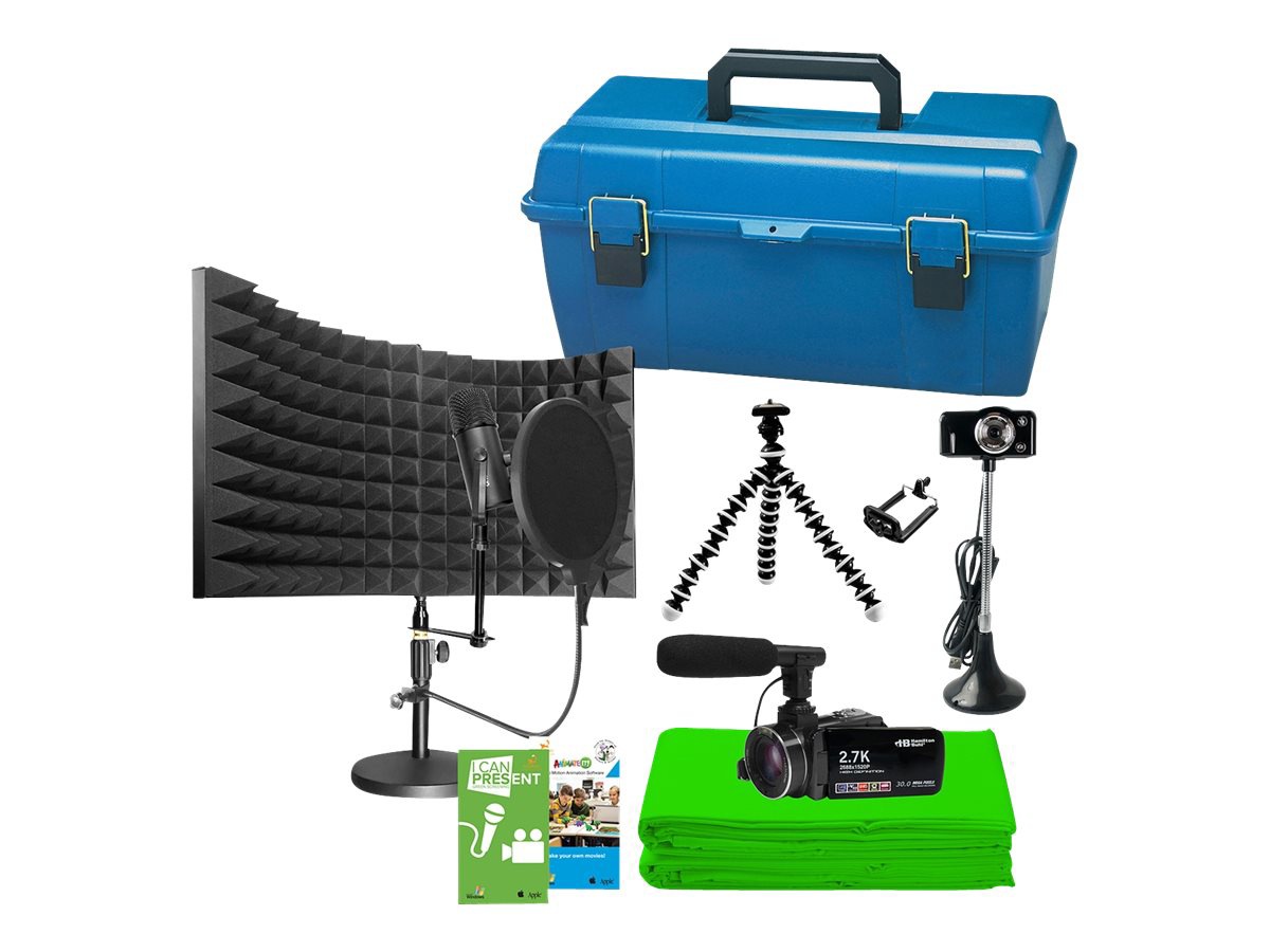 HamiltonBuhl HDV17BK ActionPro - Media Production Studio Kit - Deluxe - cam