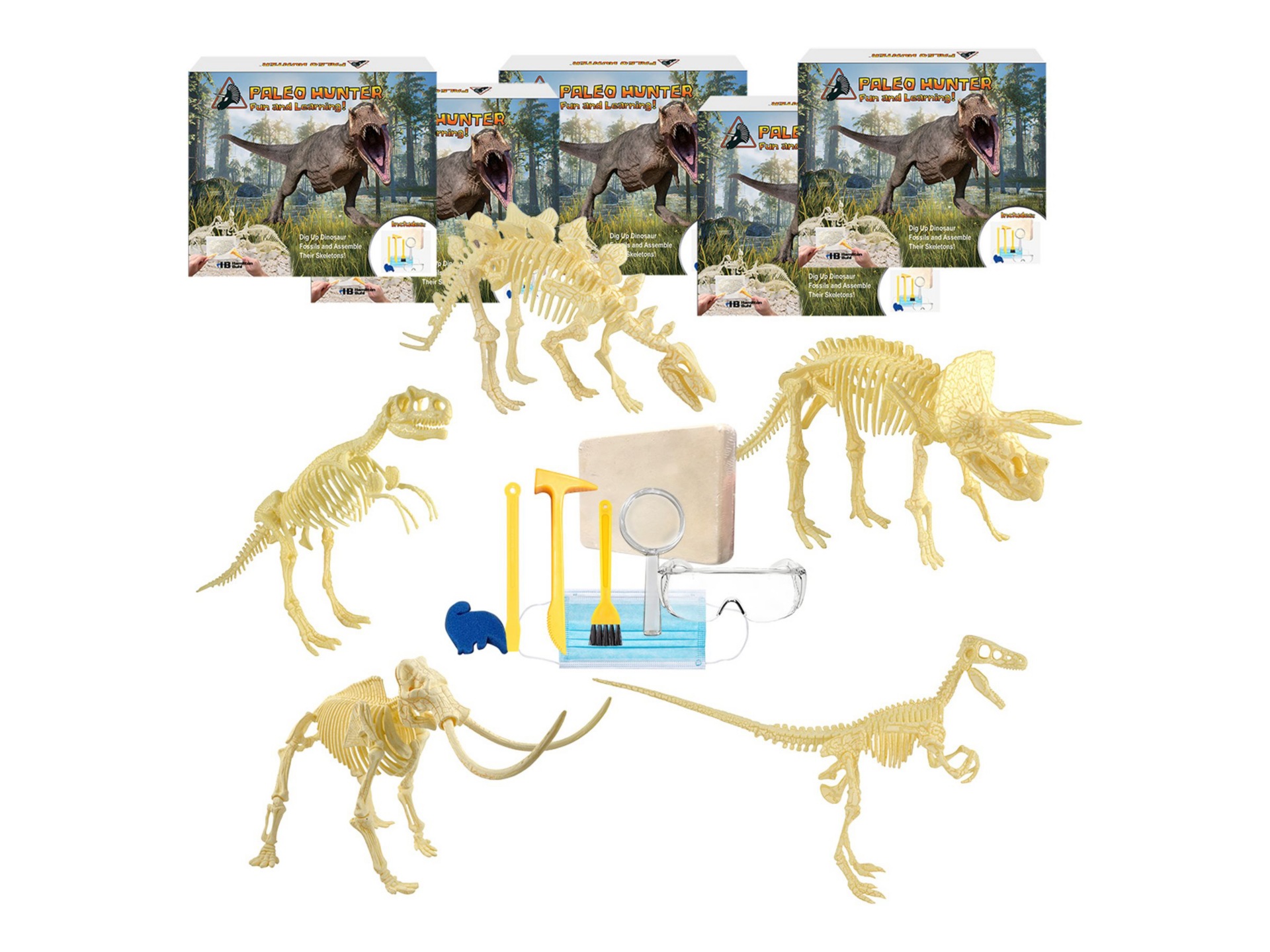 Hamilton Buhl STEAM Education - Paleo Hunter Dig Kits for All Five Dinosaur