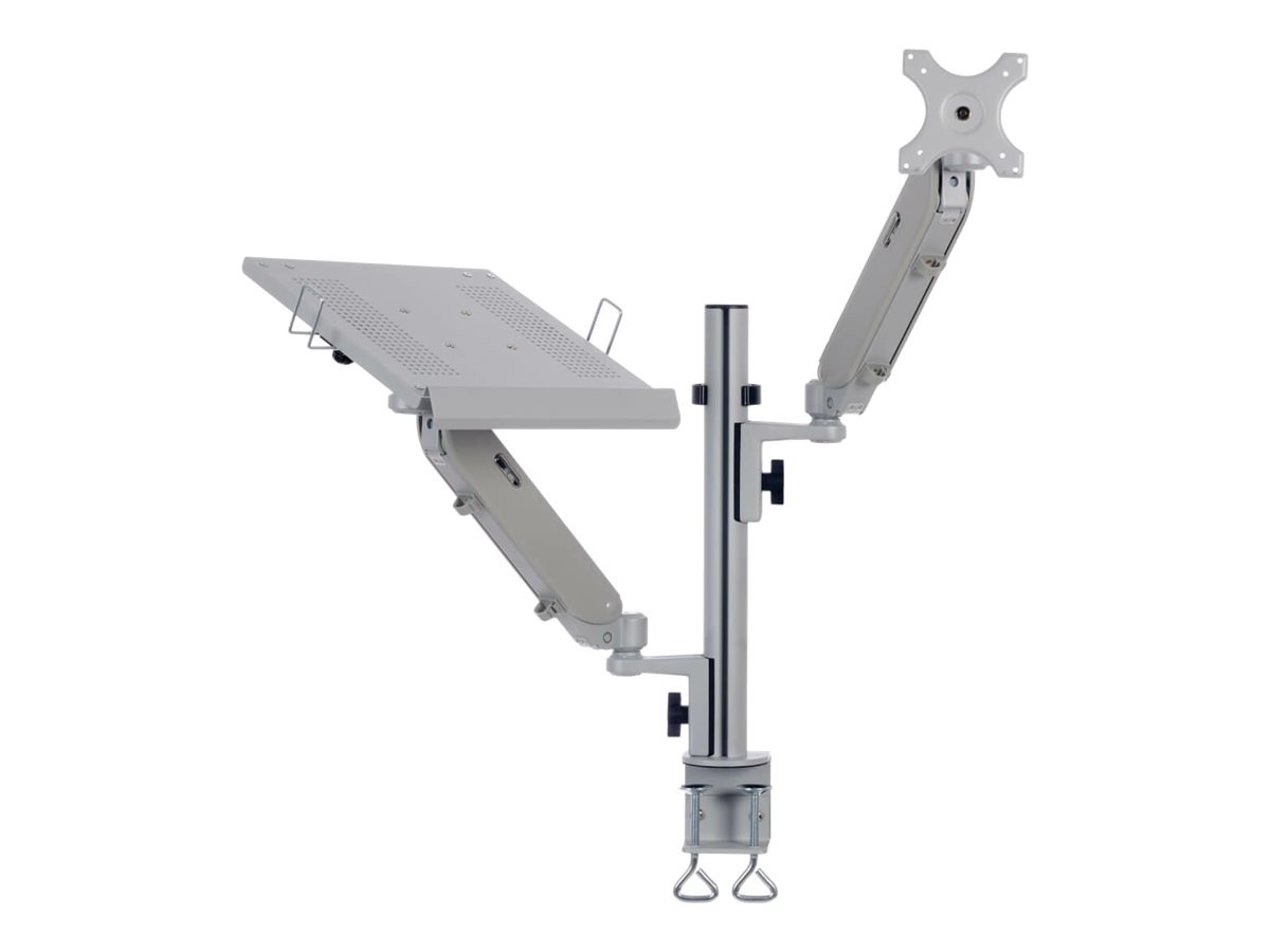 Tripp Lite Full-Motion Desktop Clamp for Laptop and 17” to 32” Monitor TAA