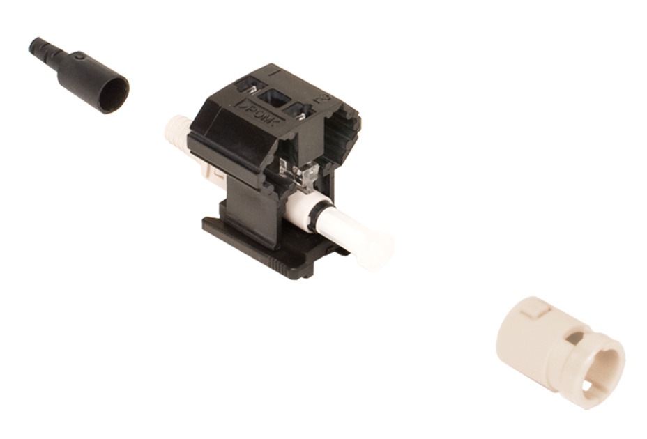 CommScope OptiSPEED Qwik II ST OM1 Fiber Connector - Beige