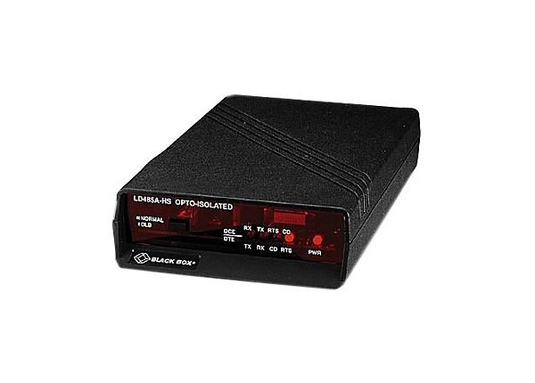 Black Box Standalone RS-232/RS-485 High-Speed Opto-Isolated Line Driver