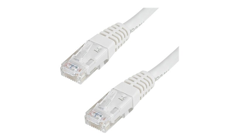 StarTech.com 7ft CAT6 Ethernet Cable - White Molded Gigabit - 100W PoE UTP 650MHz - Category 6 Patch Cord UL Certified