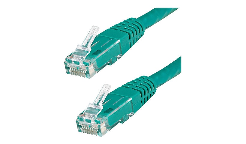 StarTech.com 7ft CAT6 Ethernet Cable - Green Molded Gigabit - 100W PoE UTP 650MHz - Category 6 Patch Cord UL Certified