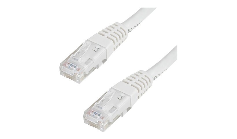 StarTech.com 6ft CAT6 Ethernet Cable - White Molded Gigabit - 100W PoE UTP 650MHz - Category 6 Patch Cord UL Certified