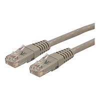 StarTech.com CAT6 Ethernet Cable 50' Gray 650MHz Molded Patch Cord PoE++