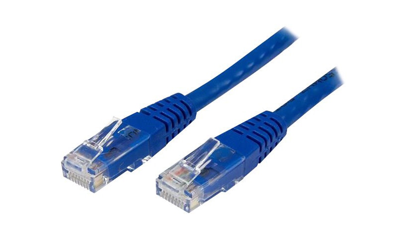 StarTech.com 50ft CAT6 Ethernet Cable - Blue Molded Gigabit - 100W PoE UTP 650MHz - Category 6 Patch Cord UL Certified