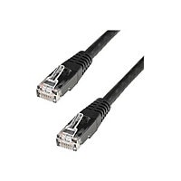 StarTech.com CAT6 Ethernet Cable 50' Black 650MHz Molded Patch Cord PoE++
