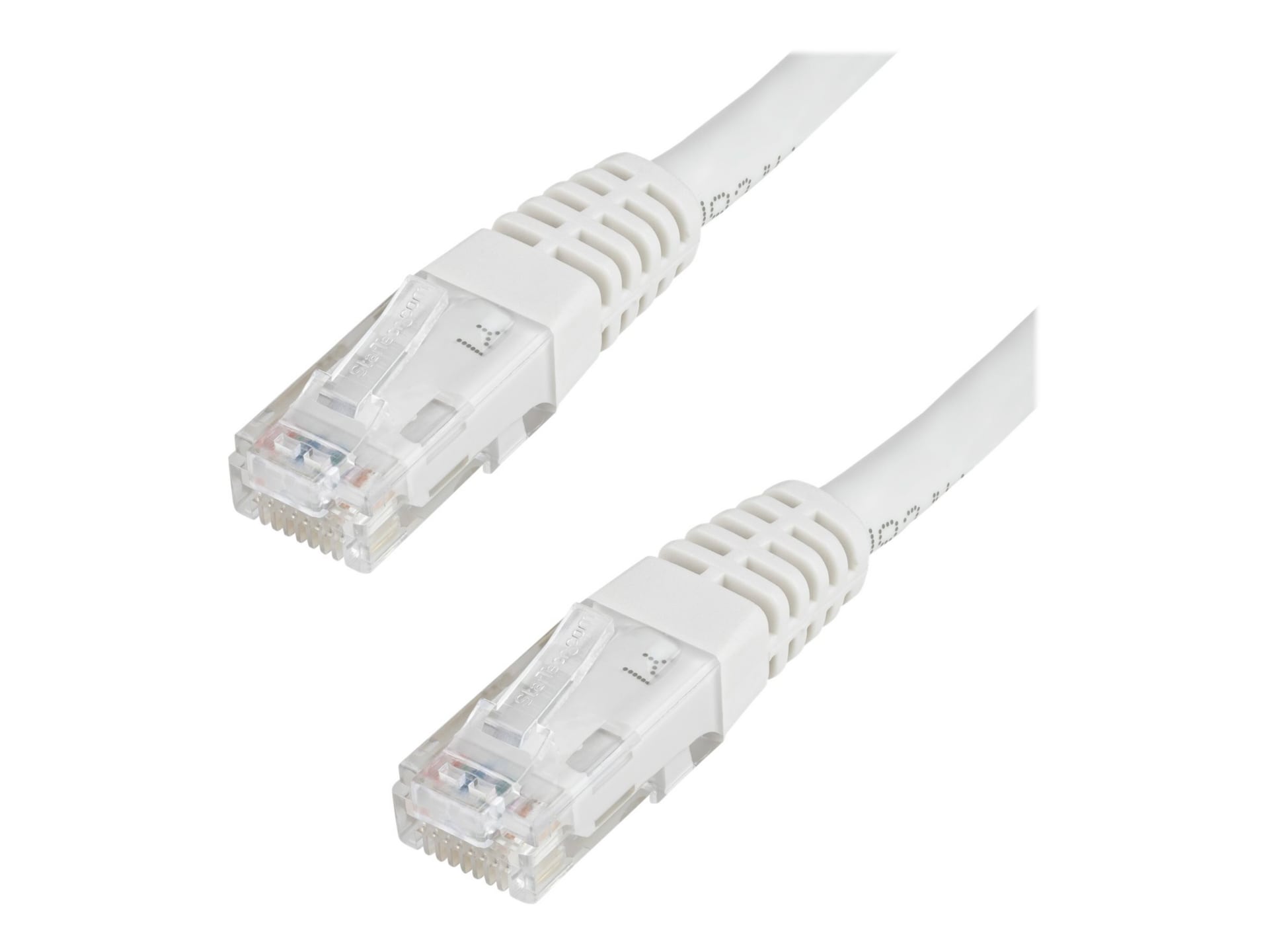 StarTech.com 3ft CAT6 Ethernet Cable - White Molded Gigabit - 100W PoE UTP 650MHz - Category 6 Patch Cord UL Certified