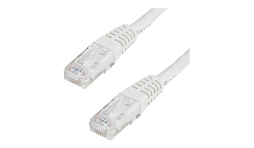 StarTech.com 3ft CAT6 Ethernet Cable - White Molded Gigabit - 100W PoE UTP 650MHz - Category 6 Patch Cord UL Certified