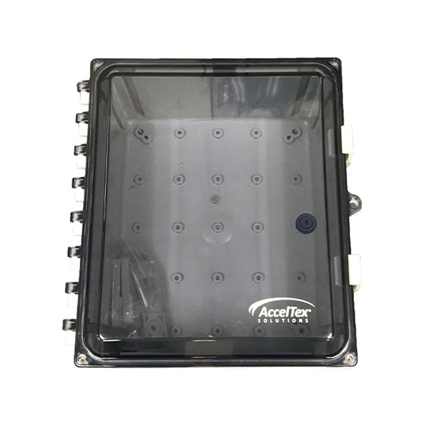 AccelTex 12"x10"x6" Polycarbonate Enclosure for Access Points - Light Gray