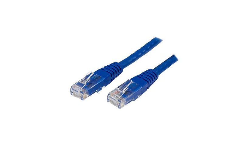 StarTech.com 35ft CAT6 Ethernet Cable - Blue Molded Gigabit - 100W PoE UTP 650MHz - Category 6 Patch Cord UL Certified