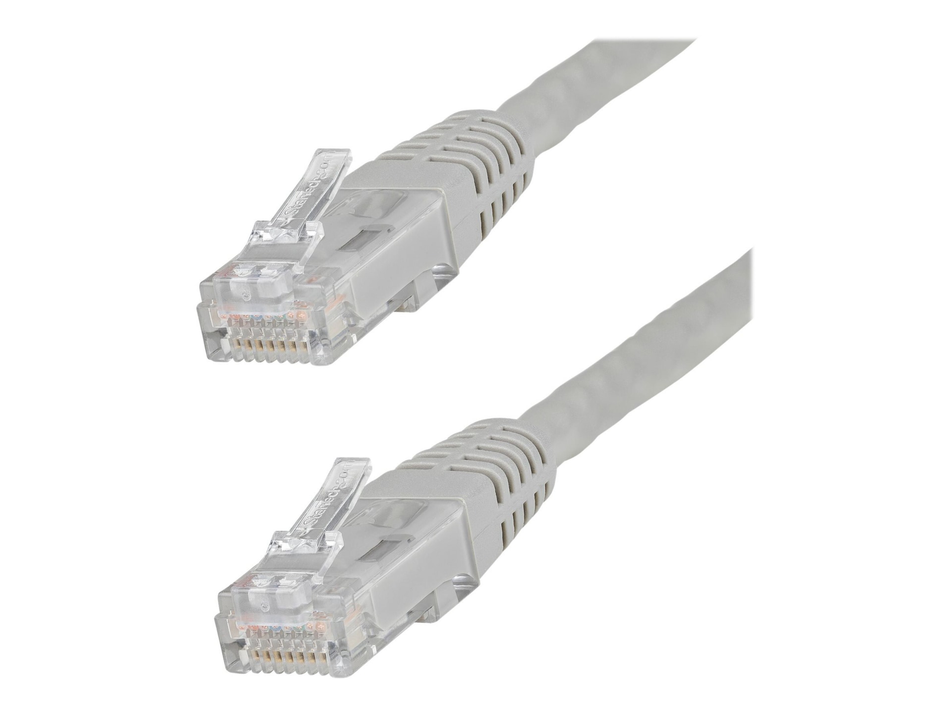 StarTech.com 2ft CAT6 Ethernet Cable - Gray Molded Gigabit - 100W PoE UTP 650MHz - Category 6 Patch Cord UL Certified